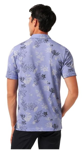 Travis Mathew Featherweight Cruise pánske polo, heather violet storm