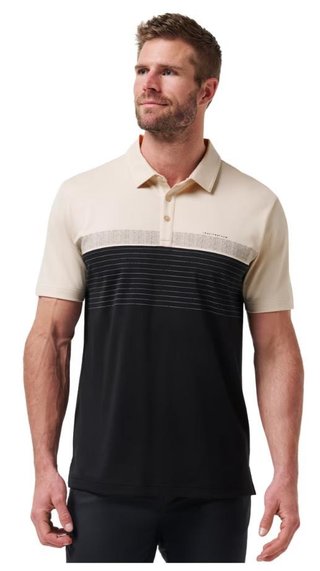 Travis Mathew Hang Glide pánske polo, italian sand