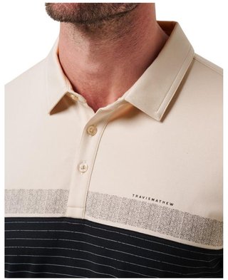 Travis Mathew Hang Glide pánske polo, italian sand