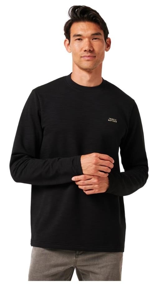 Travis Mathew Man About Town pánska mikina, čierna