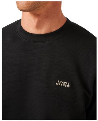 Travis Mathew Man About Town pánska mikina, čierna