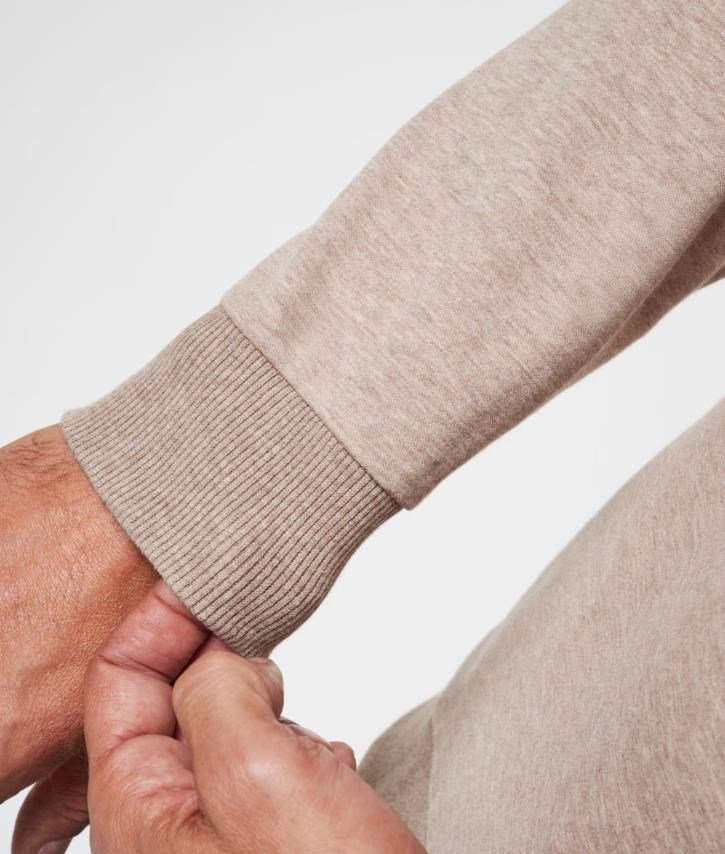 Travis Mathew CLOUD QUARTER ZIP 2.0 pánska mikina, portabella