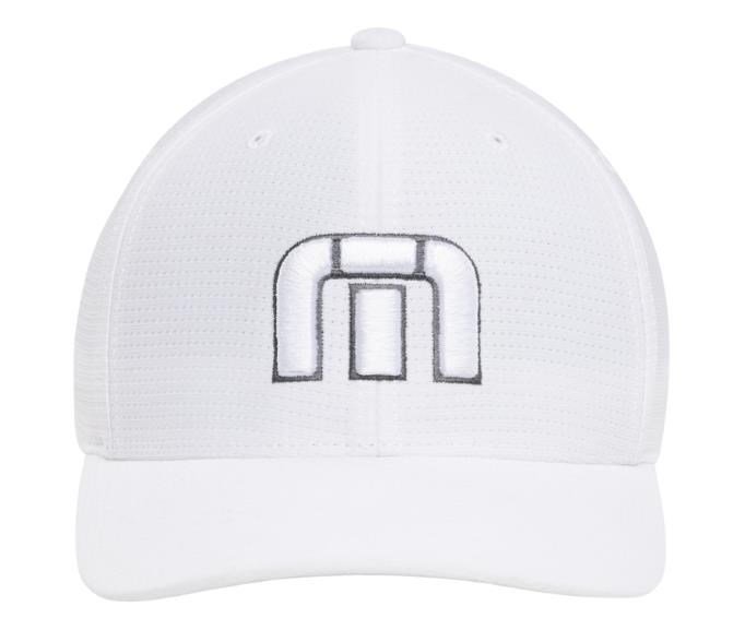 Travis Mathew B-Bahamas Fitted pánska kšiltovka, biela