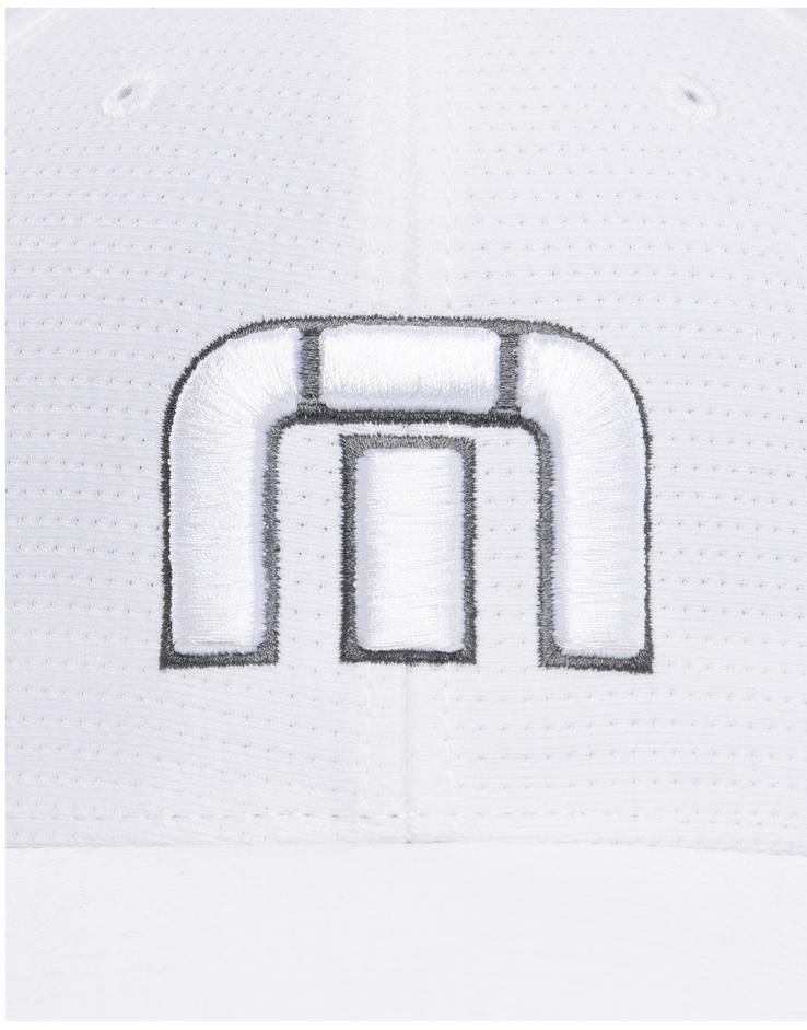 Travis Mathew B-Bahamas Fitted pánska kšiltovka, biela