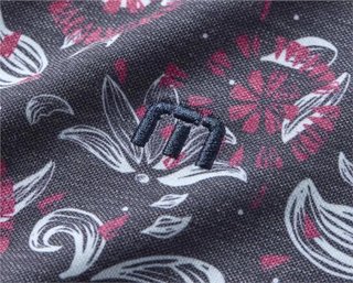 Travis Mathew FEATHERWEIGHT FLOURISH pánske polo, mood indigo/vintage indigo