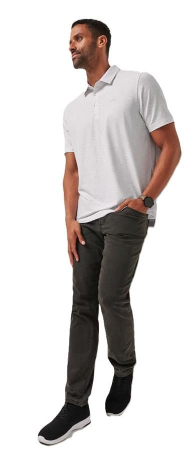 Travis Mathew Free Passage pánske polo, biele