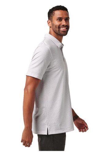 Travis Mathew Free Passage pánske polo, biele