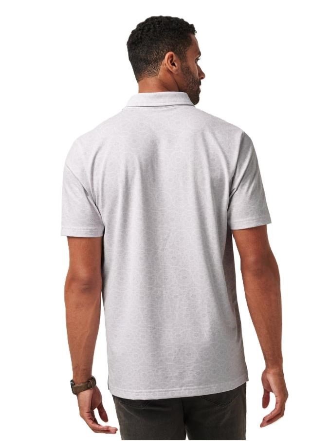 Travis Mathew Free Passage pánske polo, biele