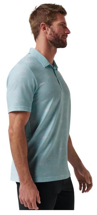 Travis Mathew Featherweight City pánske polo, cory blue