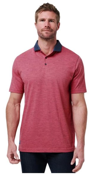 Travis Mathew Common Interest pánske polo, rose wine