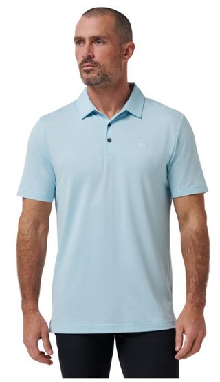 Travis Mathew Featherweight pánske polo, cory blue