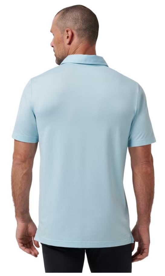Travis Mathew Featherweight pánske polo, cory blue