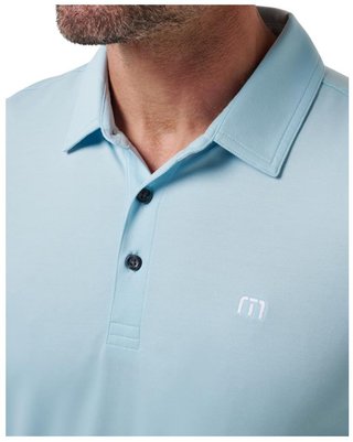 Travis Mathew Featherweight pánske polo, cory blue