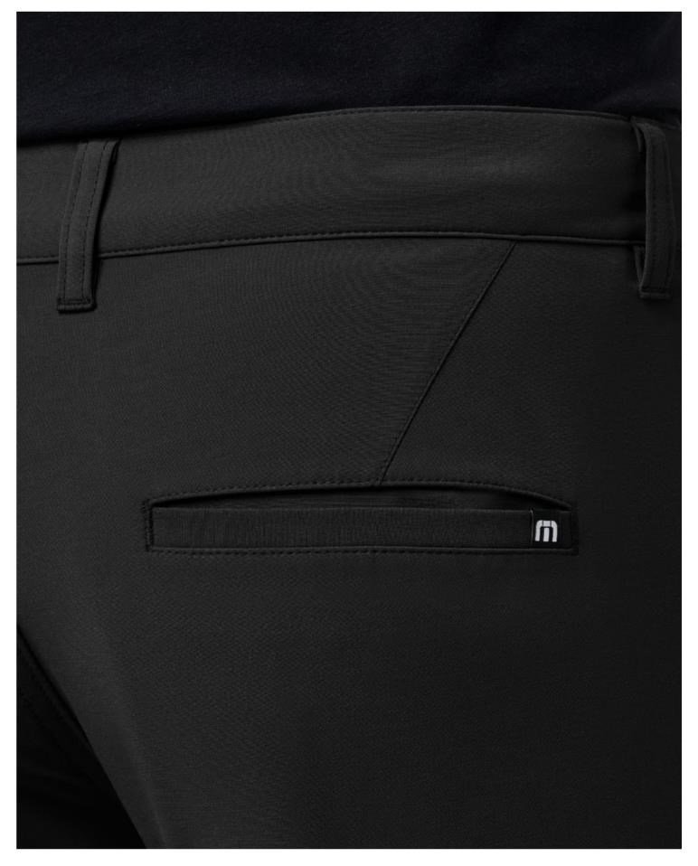 Travis Mathew Open To Close Tech Chino pánske nohavice, čierne
