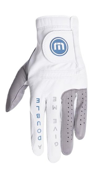Travis Mathew Double Me 2.0 pánska golfová rukavica, biela