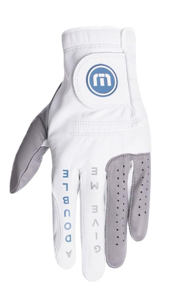 Travis Mathew Double Me 2.0 pánska golfová rukavica, biela
