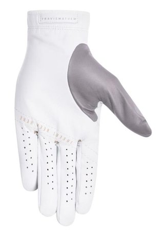 Travis Mathew Double Me 2.0 pánska golfová rukavica, biela