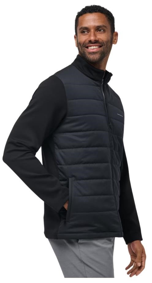 Travis Mathew Point of Sail Full Zip pánska bunda, čierna