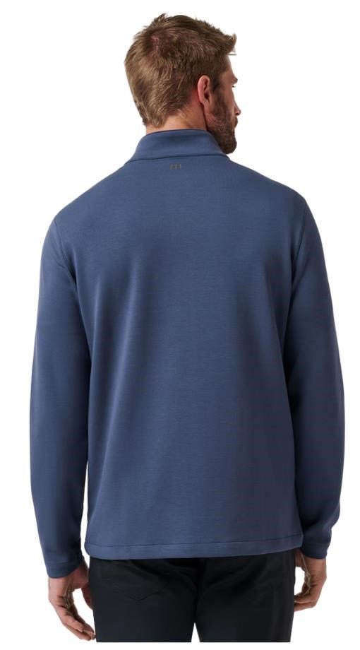 Travis Mathew Point of Sail Full-Zip pánska bunda, mood indigo