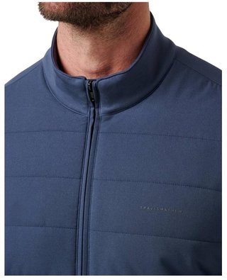 Travis Mathew Point of Sail Full-Zip pánska bunda, mood indigo