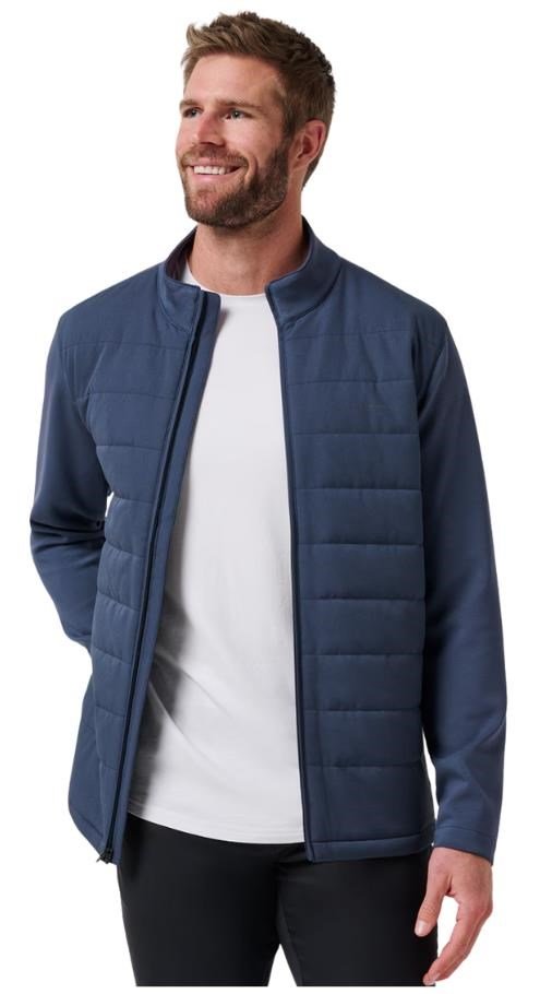 Travis Mathew Point of Sail Full-Zip pánska bunda, mood indigo