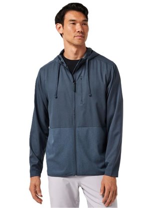 Travis Mathew Deepspace pánska mikina na zips, mood indigo/vintage indigo