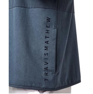 Travis Mathew Deepspace pánska mikina na zips, mood indigo/vintage indigo