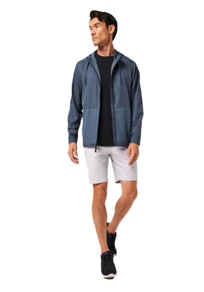 Travis Mathew Deepspace pánska mikina na zips, mood indigo/vintage indigo