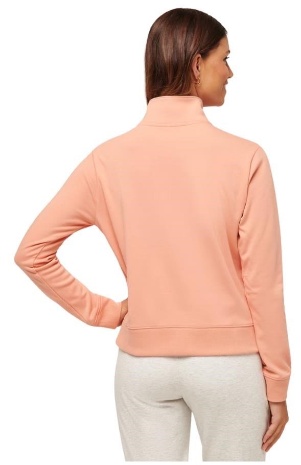 Travis Mathew Cloud Fleece Half-Zip dámska mikina, canyon sunset