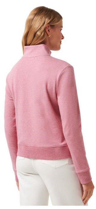 Travis Mathew Cloud Fleece Half-Zip dámska mikina, heather foxglove