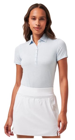 Travis Mathew Featherweight Active dámske polo, heather kentucky blue
