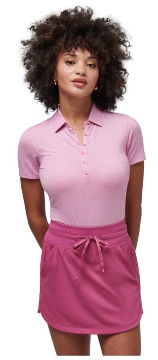 Travis Mathew Featherweight Active dámske polo, heather red violet