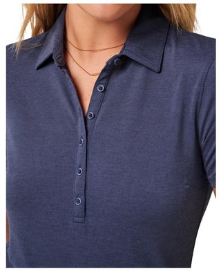 Travis Mathew Featherweight Active dámske polo, heather navy blazer