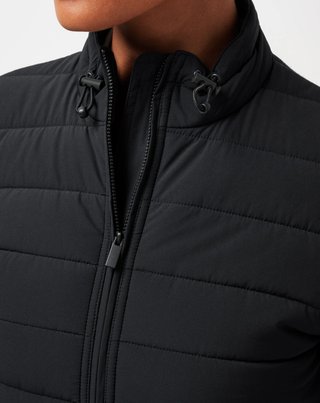 Travis Mathew Skyloft Soft Espresso Martini dámska bunda, heather black