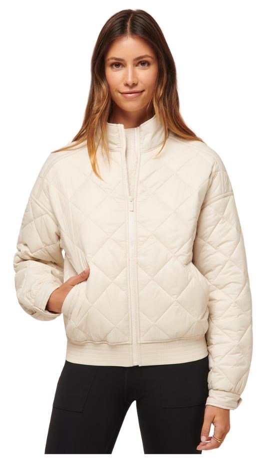Travis Mathew Lights at Night Quilted dámska bunda, pumice stone