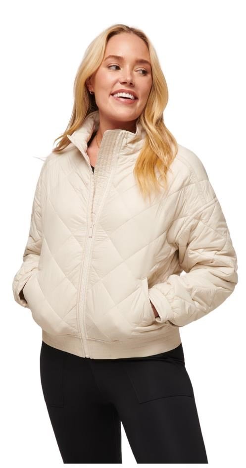 Travis Mathew Lights at Night Quilted dámska bunda, pumice stone