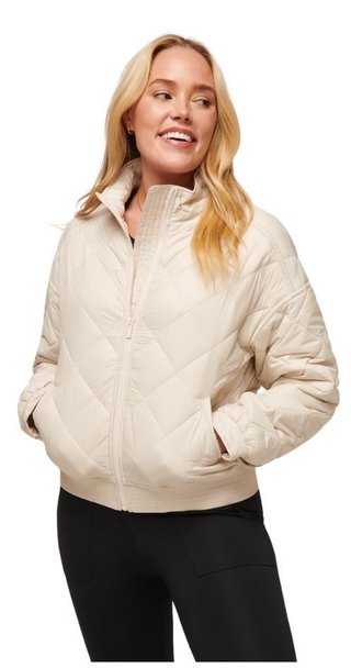 Travis Mathew Lights at Night Quilted dámska bunda, pumice stone