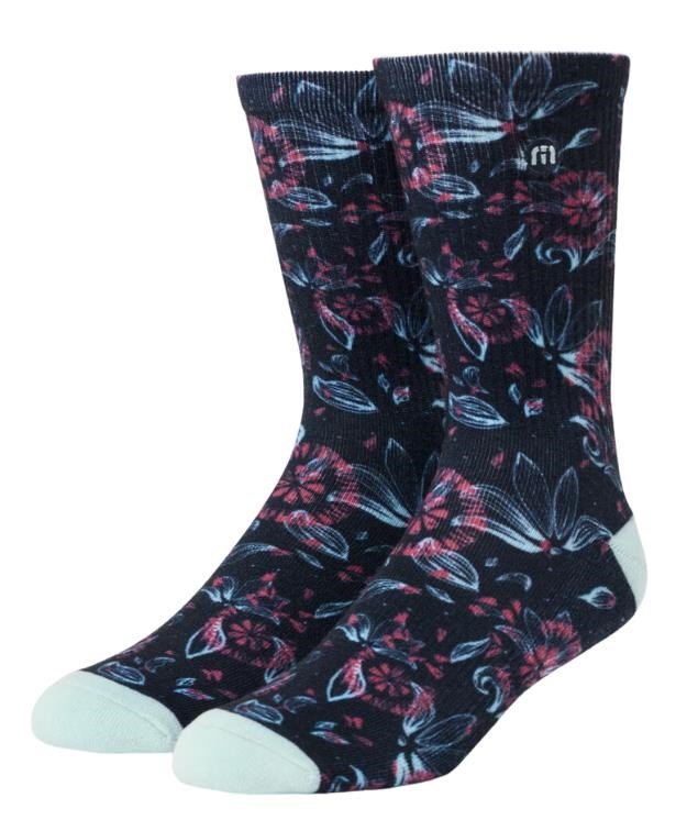 Travis Mathew Flourish Crew ponožky, mood indigo