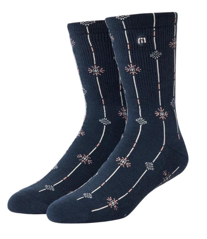 Travis Mathew Deco Crew ponožky, mood indigo