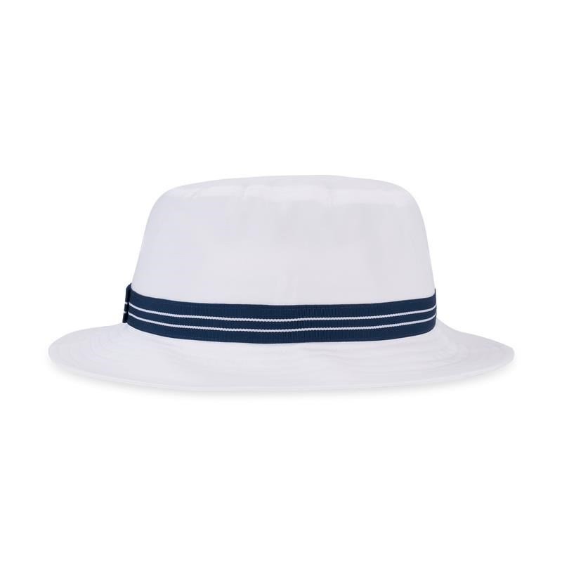 Callaway Bucket Hat pánsky klobúk, bielo/tmavomodrý