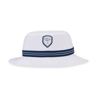 Callaway Bucket Hat pánsky klobúk, bielo/tmavomodrý