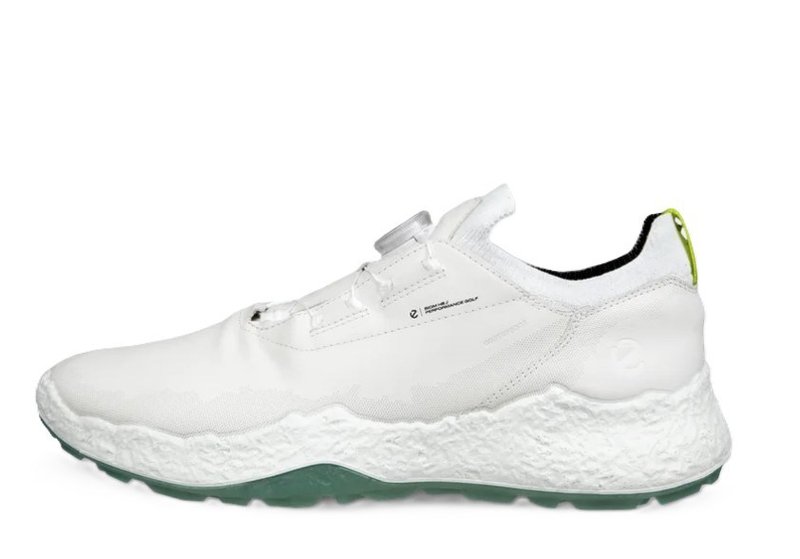 Ecco Biom H5 BOA pánske golfové topánky, biele