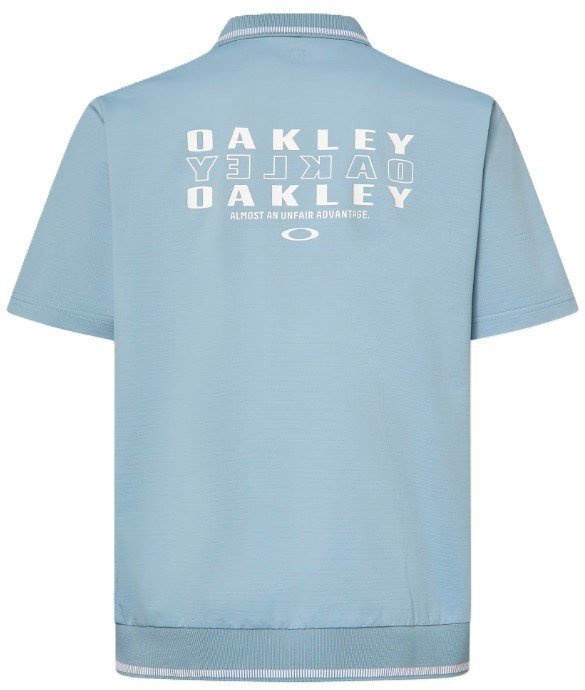 Oakley O-Sync Pack Abstract Hem pánske polo, blue ice
