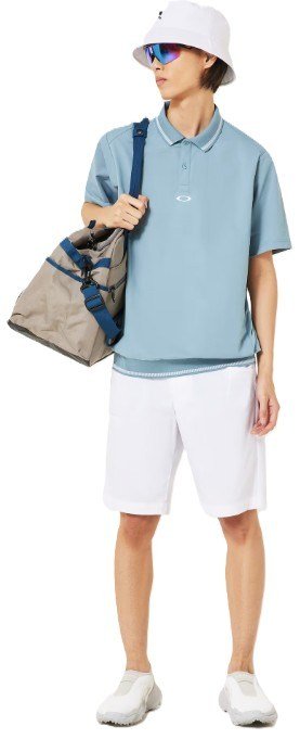 Oakley O-Sync Pack Abstract Hem pánske polo, blue ice