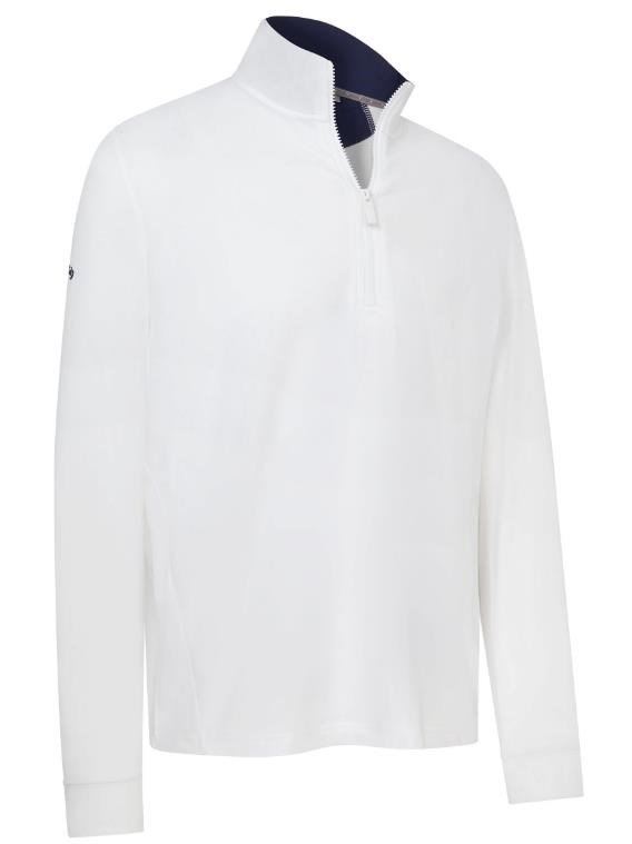 Callaway 1/4 Zip pánska mikina, bright white