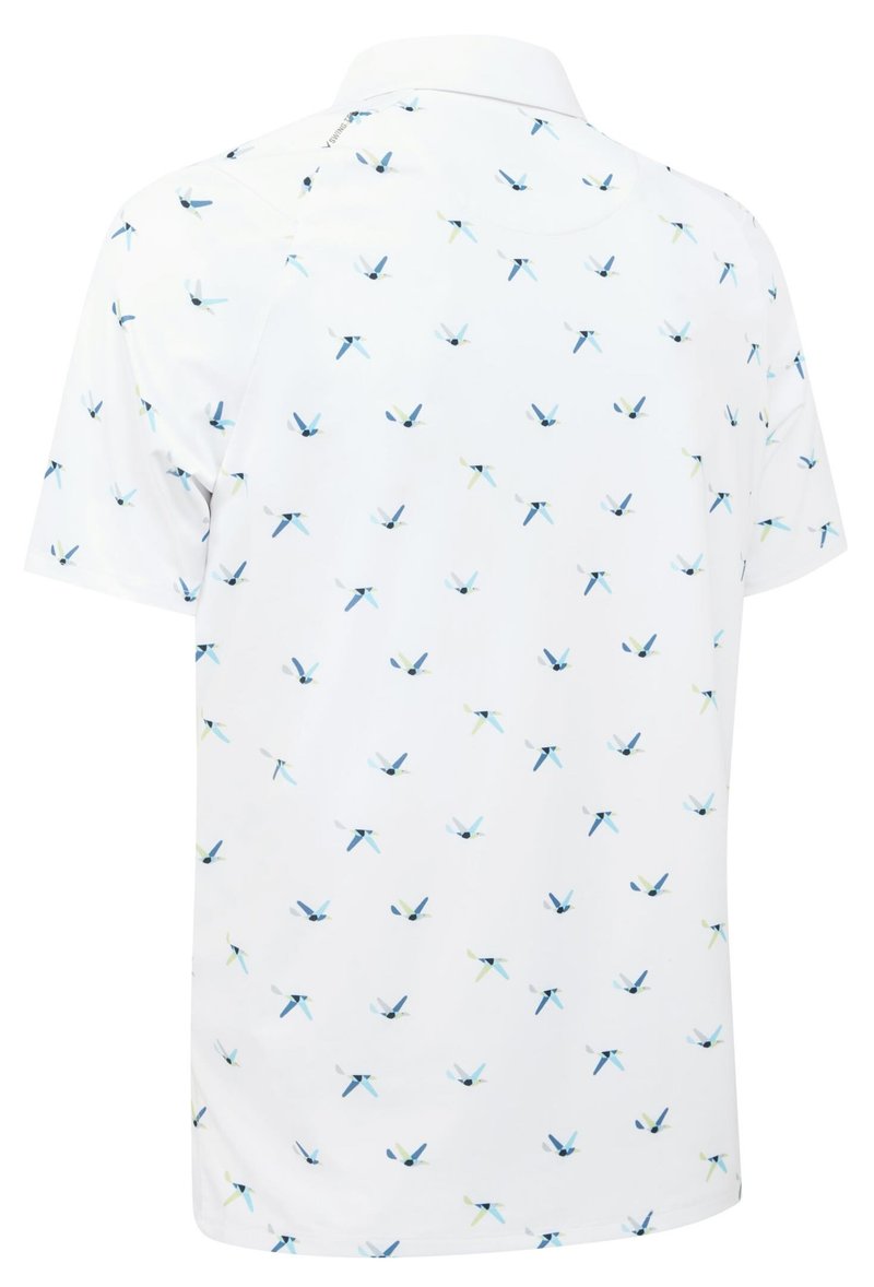 Callaway All Over Birdie pánske polo, bright white