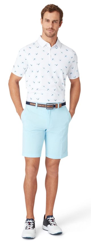 Callaway All Over Birdie pánske polo, bright white