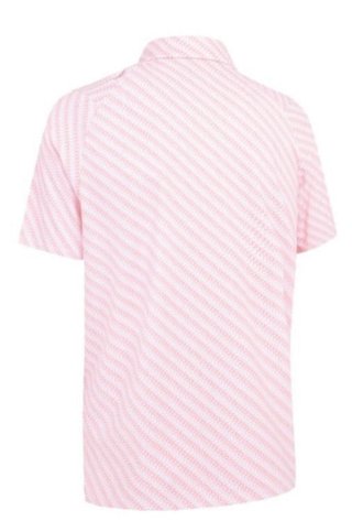 Callaway Twill Print pánske polo, strawberry pink
