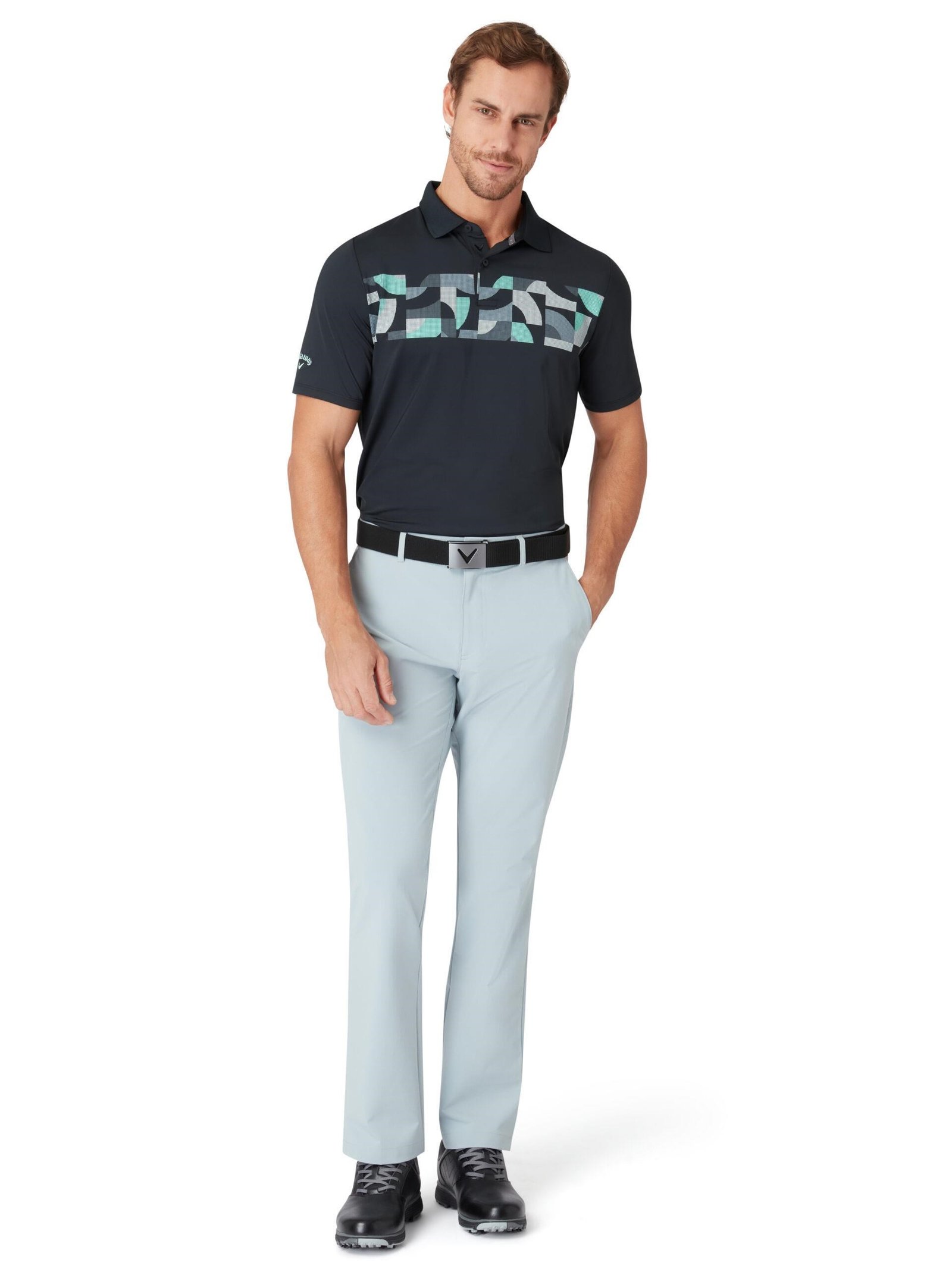 Callaway Optical 'C' pánske polo, caviar