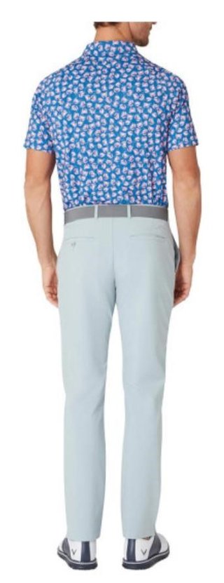 Callaway Crab Novelty Print pánske polo, galaxy blue